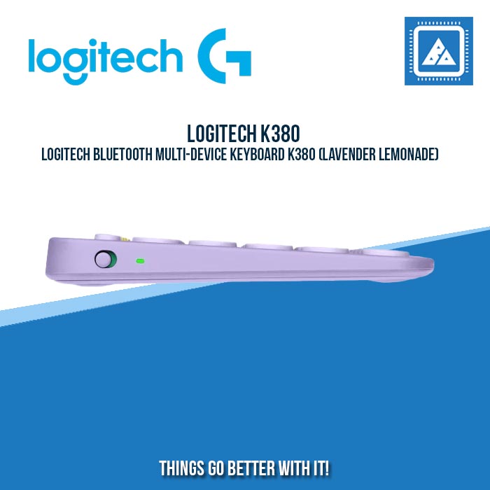 LOGITECH BLUETOOTH MULTI-DEVICE KEYBOARD K380 (LAVENDER LEMONADE) LOGITECH BLUETOOTH MULTI-DEVICE KEYBOARD K380 (LAVENDER LEMONADE)
